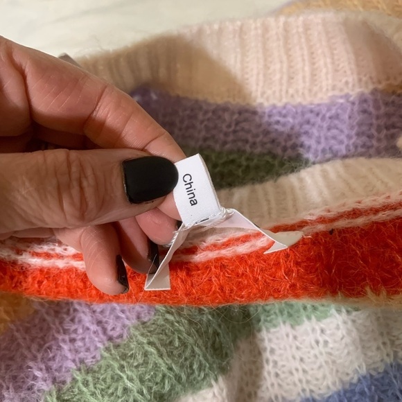 Edited Louise multicolored alpaca pullover sweater EU size 36 - Picture 9 of 11